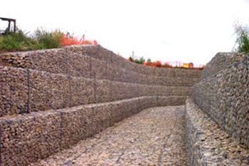 gabion wall design and mattresses