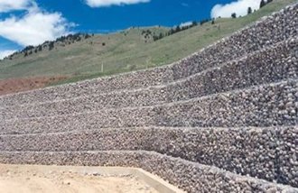 gabion wall image used by hills