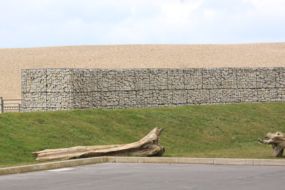 coastal gabion wall