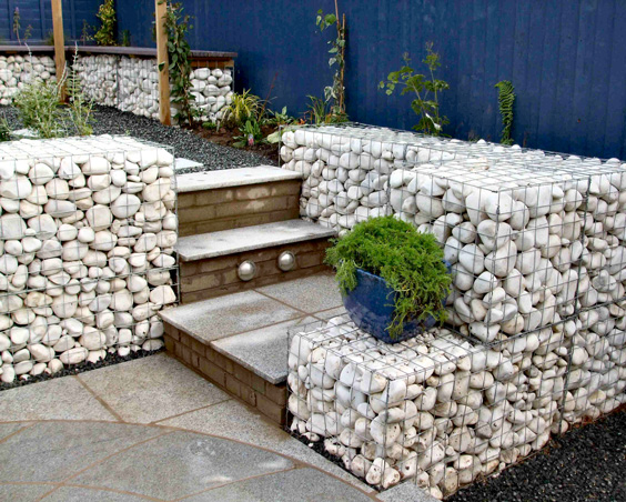 Gabion steps