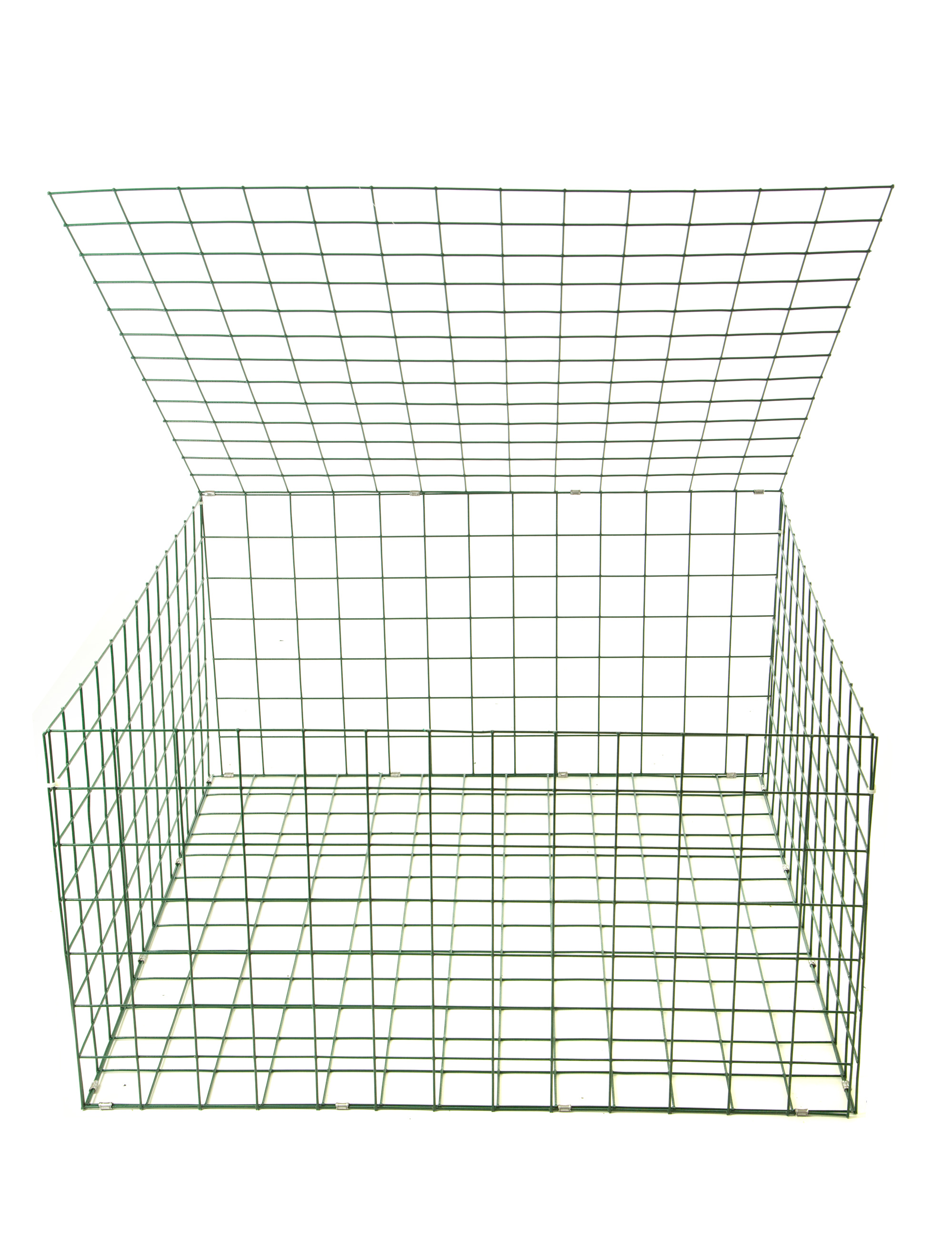 Gabion Basket Green Pvc 3Mm 1M X 1M X 0.5M Retaining Wall Blocks