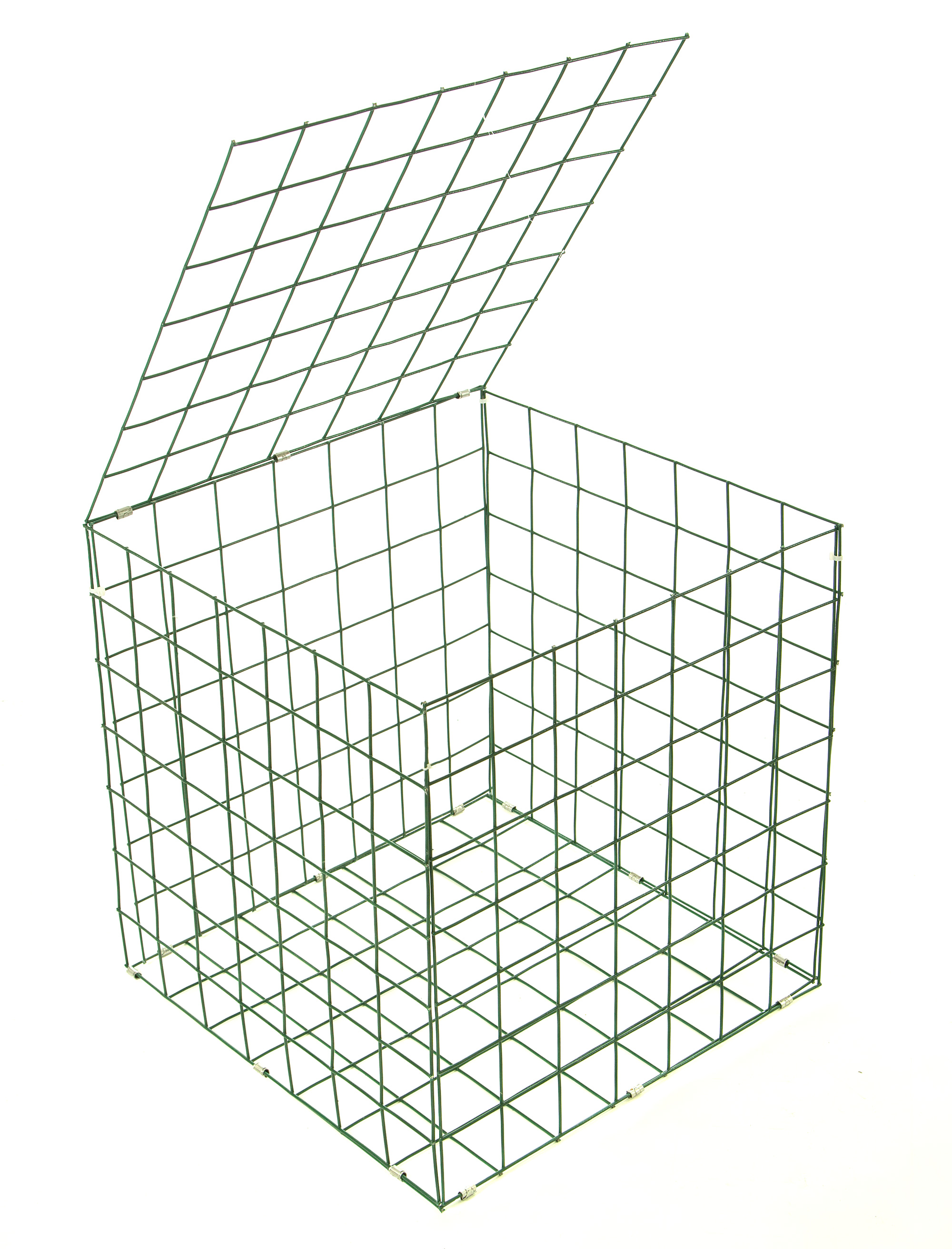 Gabion Basket Green Pvc 3Mm 0.5M X 0.5M X 0.5M Gabion Baskets Suppliers